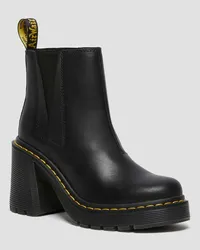 Dr.Martens Spence Leder Chelsea-Stiefel Mit Absatz in Schwarz Schwarz