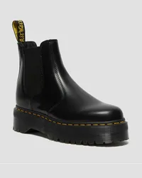 Dr.Martens 2976 Chelsea Stiefel Mit Plateau, Leder in Schwarz Schwarz