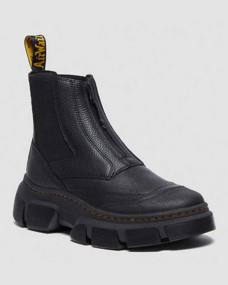 Dr.Martens Dmxl Zip Leder Chelsea Stiefel in Schwarz, Größe Schwarz
