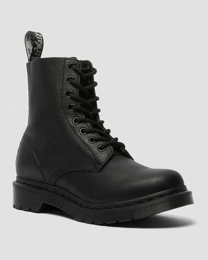 Dr.Martens Leder 1460 Pascal Mono Schnürstiefel in Schwarz, Größe Schwarz