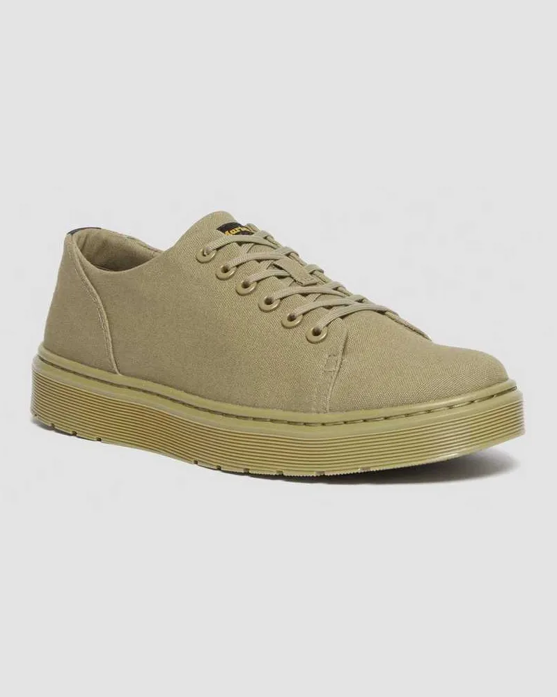 Dr.Martens Dante Canvas Casual Schuhe in Grün/Bräunen, Größe Grün
