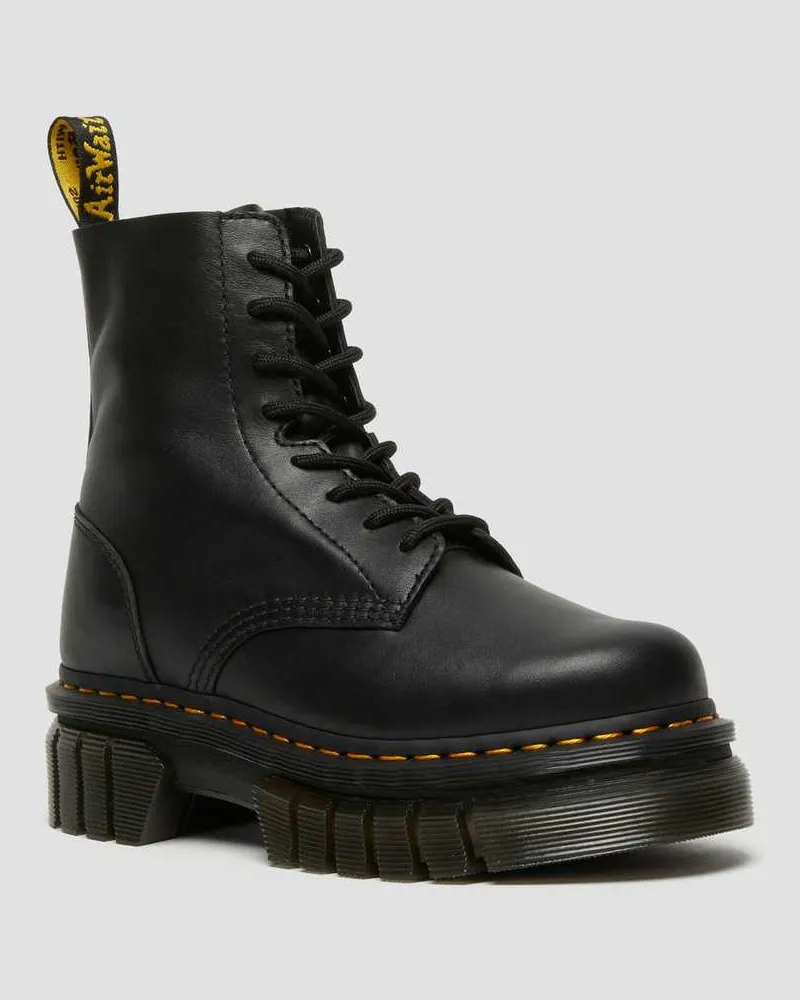 Dr.Martens Audrick Plateau-stiefeletten, Leder in Schwarz, Größe Schwarz