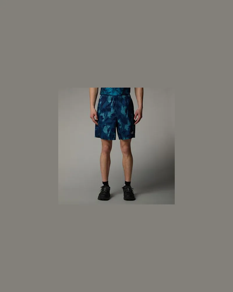 The North Face Mountain Athletics 24/7 7-zoll-shorts Mit Aufdruck Summit Painted Mountains Print Navy