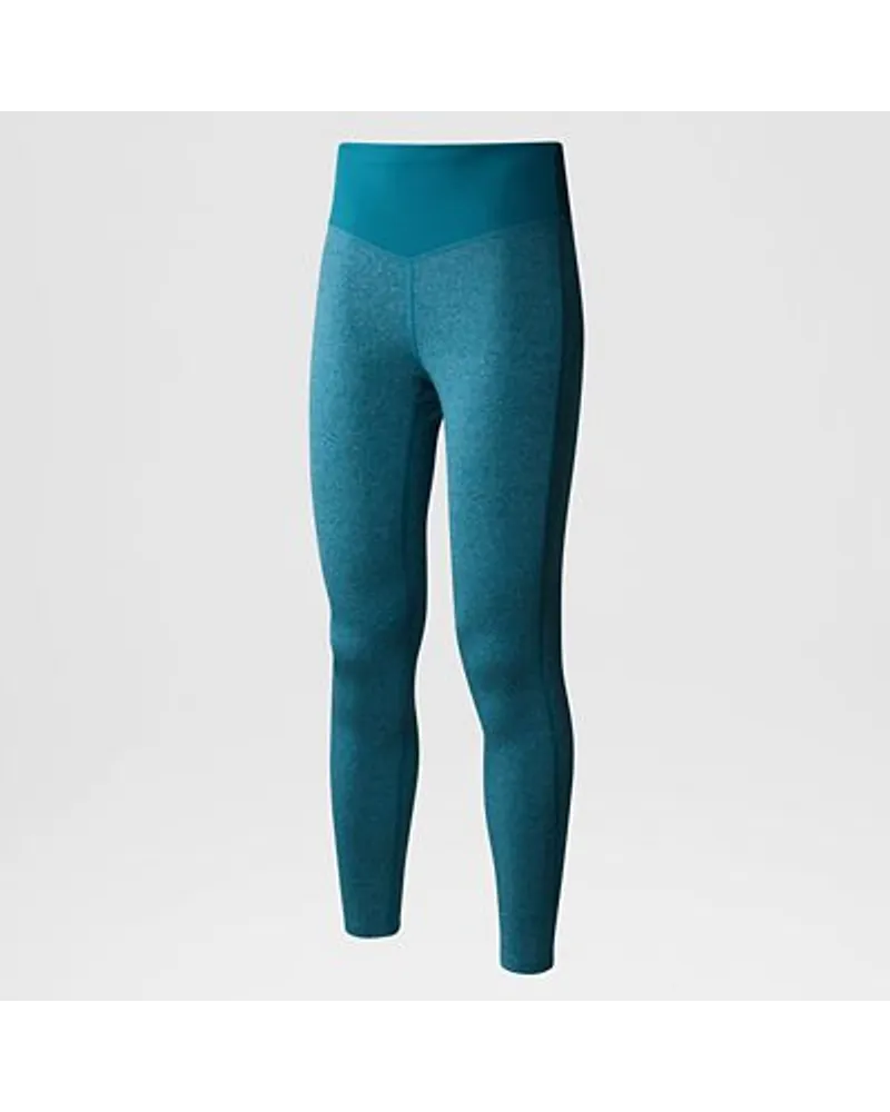 The North Face Dune Sky 7/8 Leggings Coral Heather Blue