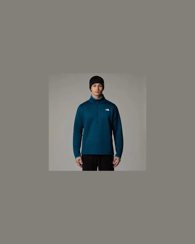 The North Face Vertical Thermal Fleece Mit 1/4-langem Rv Midnight