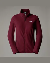 The North Face 100 Glacier Fleece Mit Durchgehendem Rv Beetroot