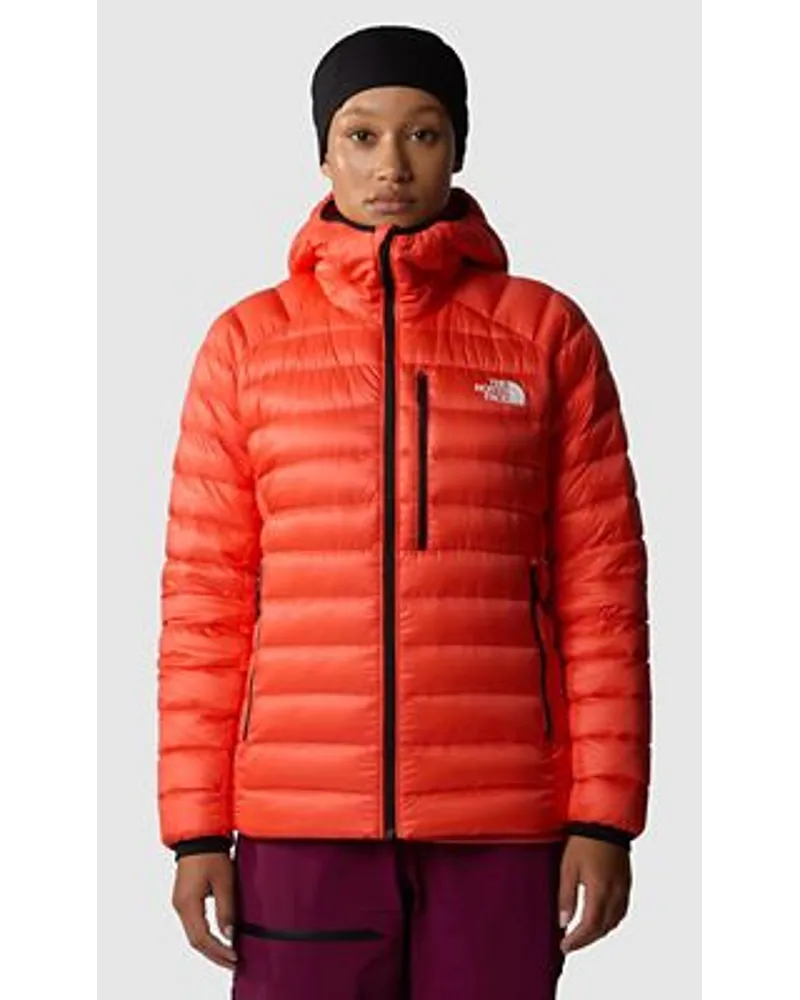 The North Face Summit Breithorn Daunenjacke Mit Kapuze Radiant Orange