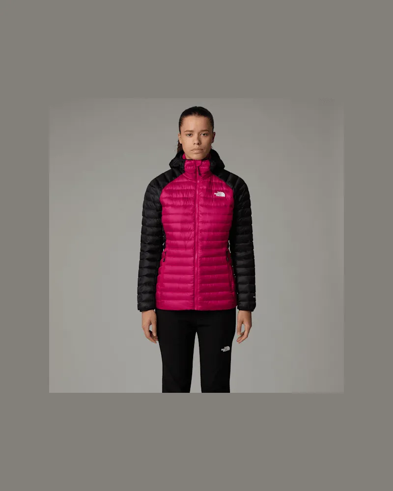 The North Face Bettaforca Daunen-jacke Mit Kapuze Pink Primrose/tnf White female Pink