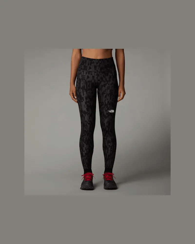 The North Face Flex Hochgeschnittene 7/8-leggings Mit Aufdruck female Asphalt