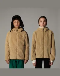 The North Face Campshire Kapuzenpulli Mit Durchgehendem Rv Für Jugendliche Khaki