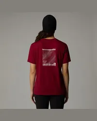 The North Face Topographic Foundation T-shirt Beetroot