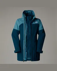 The North Face Dryvent Mono Triclimate 3-in-1-parka Midnight Petrol-algae Blue