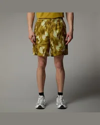 The North Face Mountain Athletics 24/7 7-zoll-shorts Mit Aufdruck Amber Painted Mountains Print Green