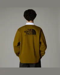 The North Face Heritage Rugby Sweatshirt male Moss