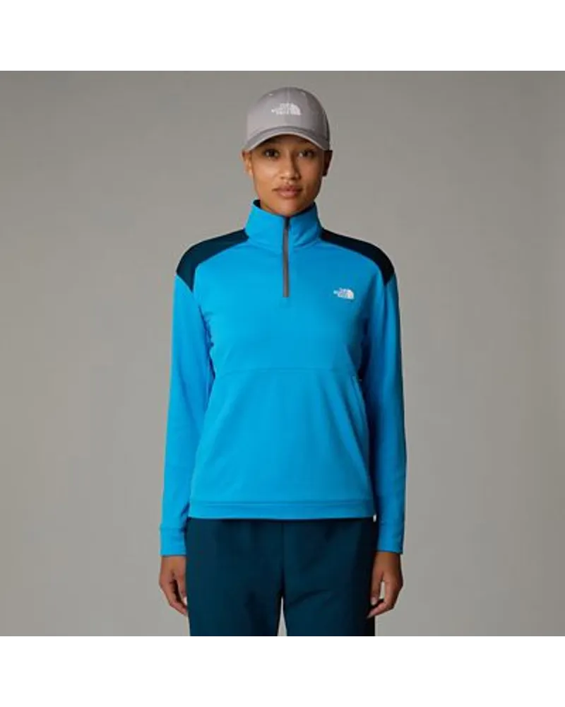 The North Face Kikash Sweatshirt Mit-1/4-langem Rv Belay Blue