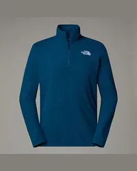 The North Face 100 Glacier Fleece Mit 1/4-langem Rv Midnight