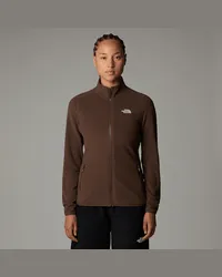 The North Face 100 Glacier Fleece Mit Durchgehendem Rv female Smokey