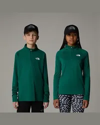 The North Face Never Stop Langarm-top Mit 1/4-langem Rv Für Jugendliche Ever Green