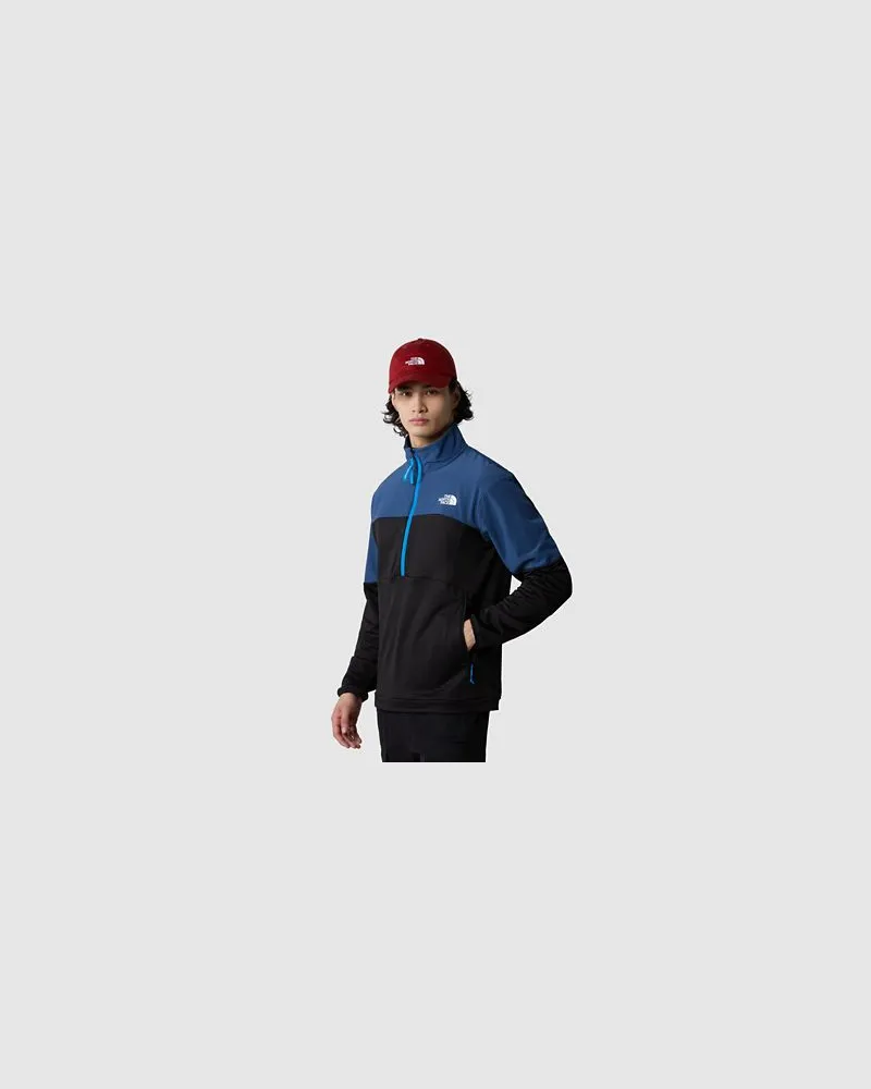 The North Face Kikash Jacke Mit-1/2-langem Rv Tnf - Shady Blue Black