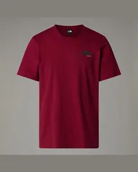 The North Face France Redbox T-shirt Beetroot - Anthracite - White Dune Grey