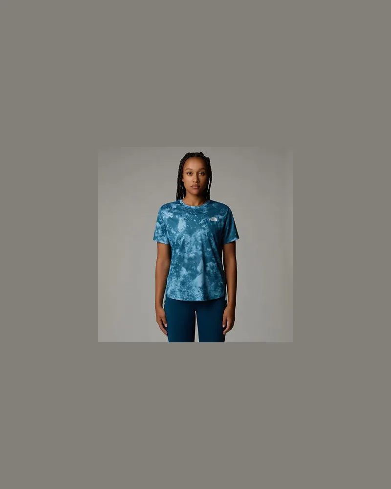 The North Face Flex T-shirt Mit Aufdruck Mallard Micro Halfdome Print Blue