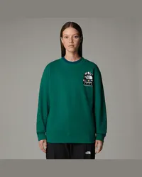 The North Face Anniversary Sweatshirt female Evergreen