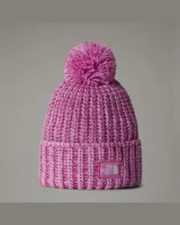 The North Face Cosy Chunky Cabin Beanie Dragonfruit-deep