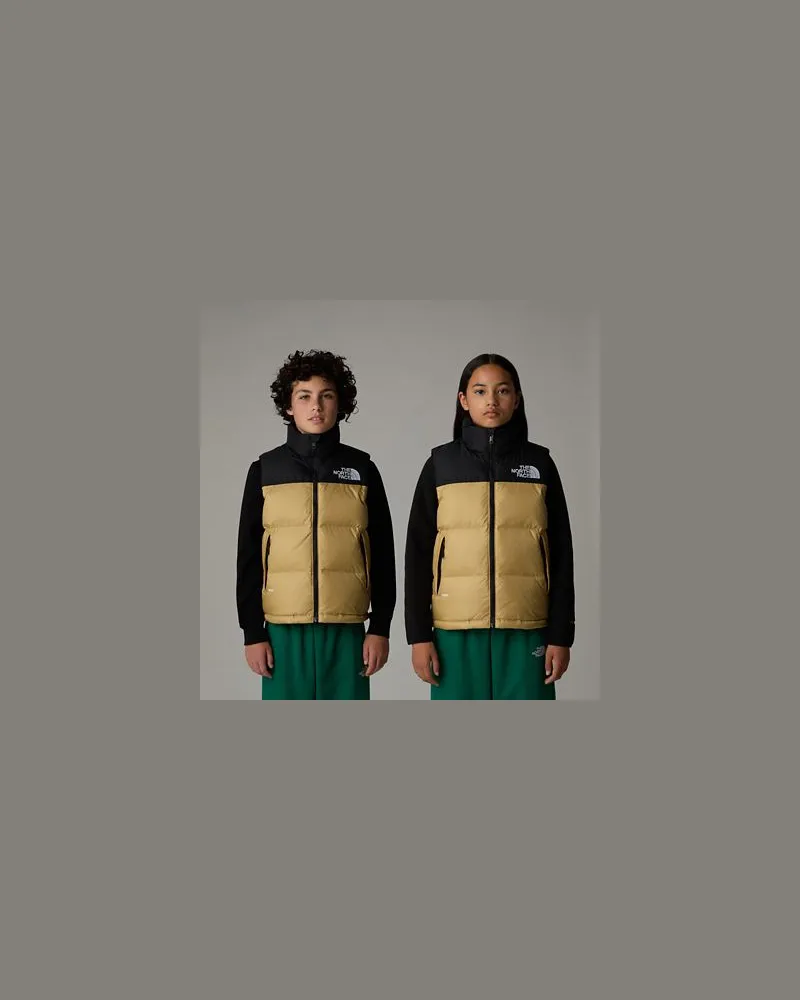 The North Face 1996 Retro Nuptse Weste Für Jugendliche Khaki