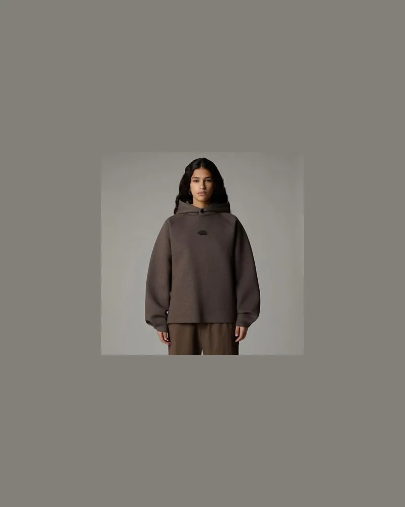 The North Face Relaxt Geschnittener Kapuzenpulli Smokey Heather Brown