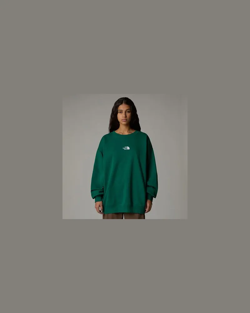 The North Face Essential Sweatshirt Ever Green