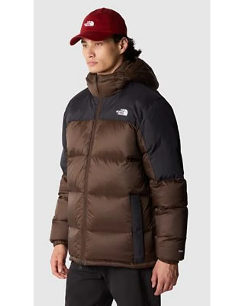 The North Face Diablo Daunenjacke Mit Kapuze Demitasse Brown-tnf Black