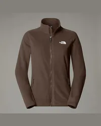 The North Face 100 Glacier Fleece Mit Durchgehendem Rv Smokey Brown