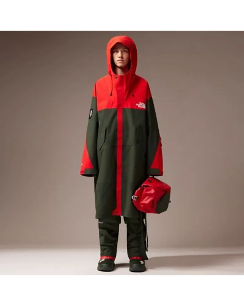 The North Face X Undercover Soukuu Geodesic Shelljacke Dark Cedar Green-high Risk Red