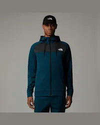 The North Face Reaxion Fleece Kapuzenpulli Mit Durchgehendem Rv y male Midnight