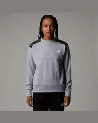 The North Face Reaxion Fleece Sweatshirt Tnf Light Grey Heather/asphalt Grey female Tnf