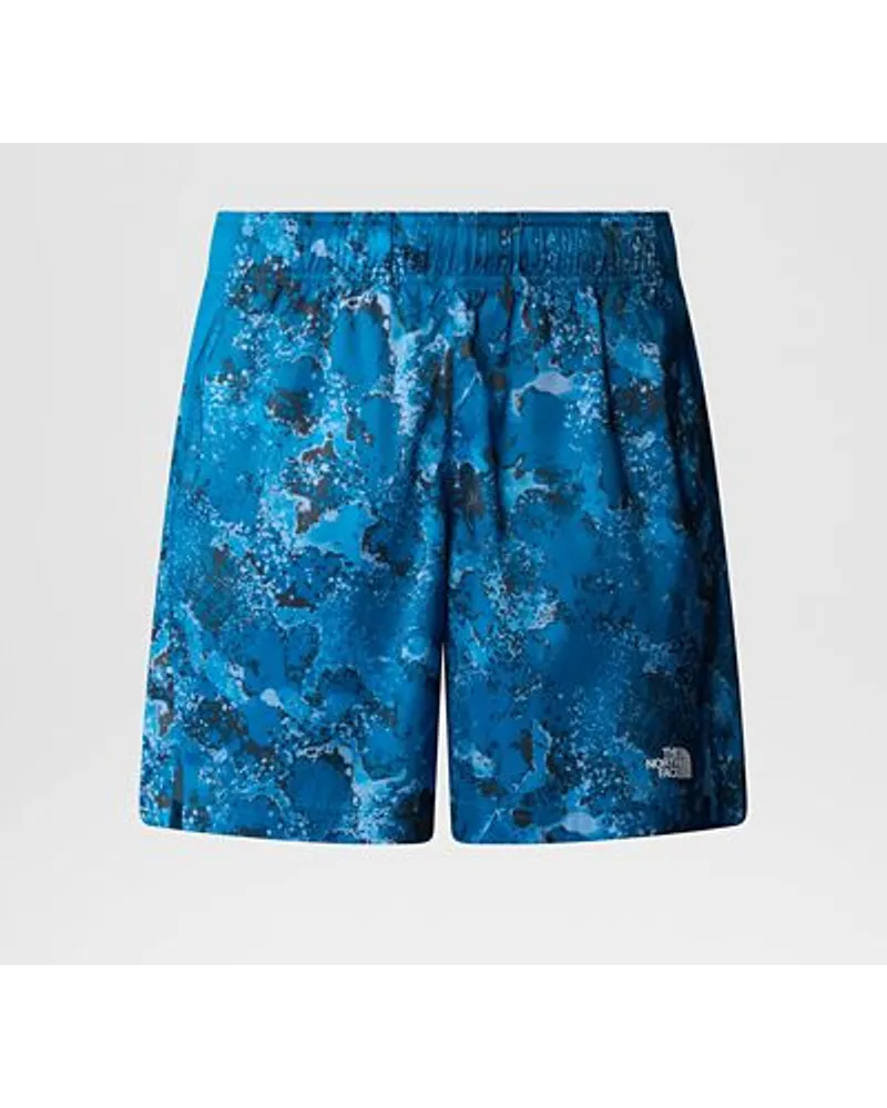 The North Face 24/7 Shorts Mit Aufdruck Adriatic Moss Camo Print-adriatic Blue