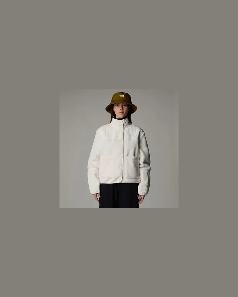 The North Face Cragmont Fleecejacke Dune White