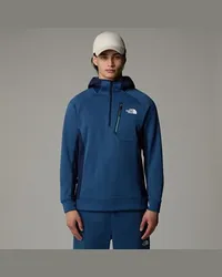 The North Face Mountain Athletics Fleece-kapuzenjacke Mit 1/4-langem Rv Shady -summit Navy Blue