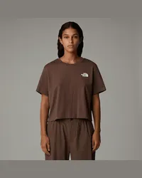 The North Face Simple Dome Kurzgeschnittenes T-shirt female Smokey