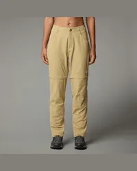 The North Face Exploration Gerade Geschnittene Zip-off-hose female Khaki