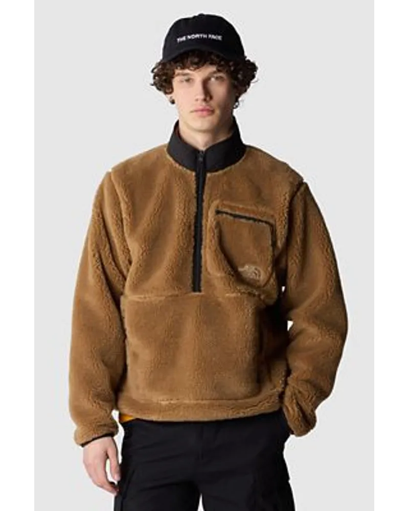 The North Face Extreme Fleece-pullover Tnf -utility Brown Black