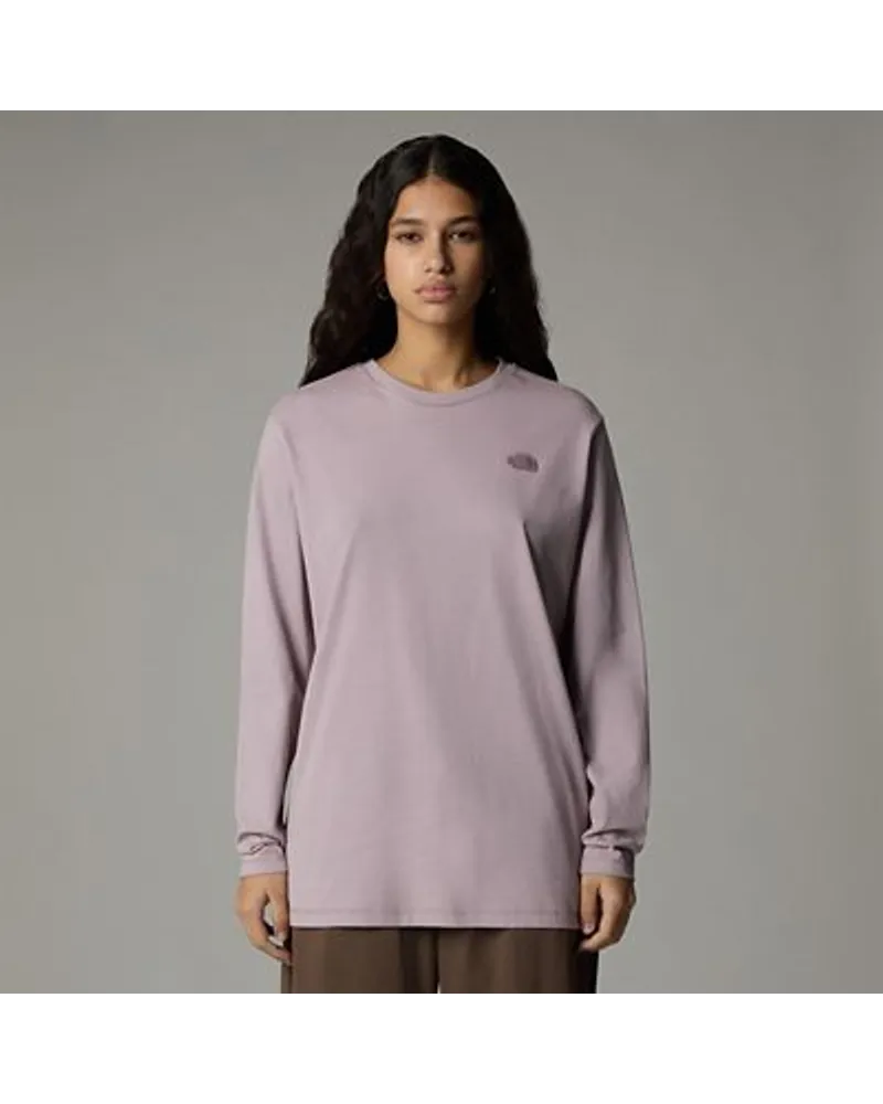 The North Face Natural Dye Langarm-shirt Chalk Natural Dye Purple