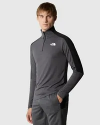 The North Face Mountain Athletics Langarm-shirt Mit 1/4-langem Rv Anthracite Grey-tnf Black