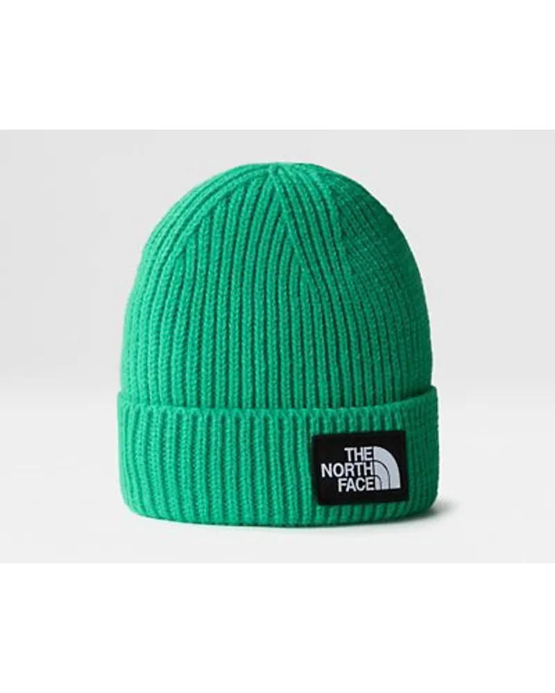 The North Face Tnf Logo Box Beanie Mit Umschlag Kurz Optic