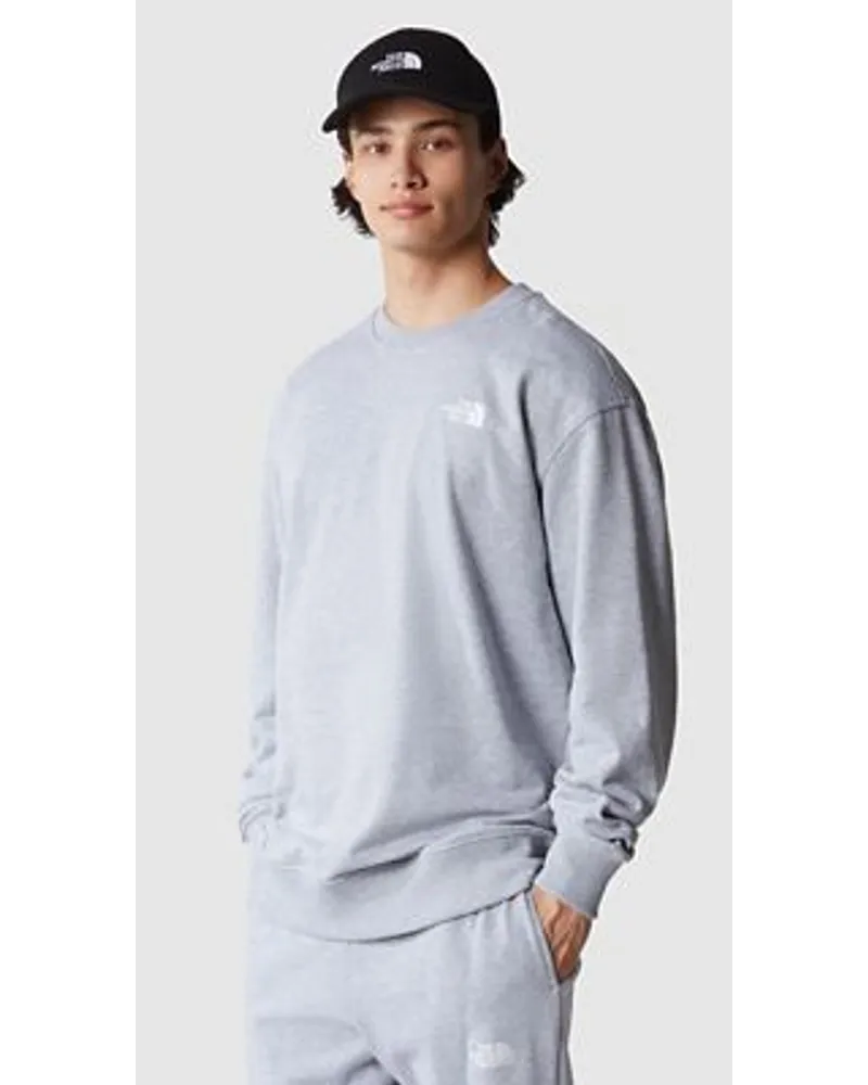 The North Face Essential Sweater Mit Rundhalsausschnitt Tnf Light Heather Grey