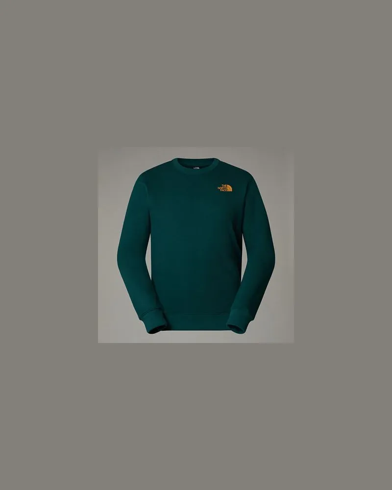 The North Face Mountain Outline Sweatshirt Ponderosa -topaz Green