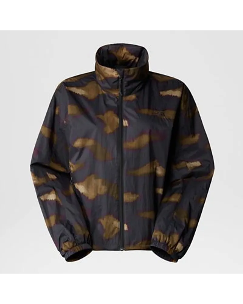 The North Face M66 Crinkle Windjacke Asphalt Dream Peak Print Grey