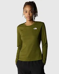 The North Face Lightrange Klein Verstaubares Langarm-shirt Forest Olive