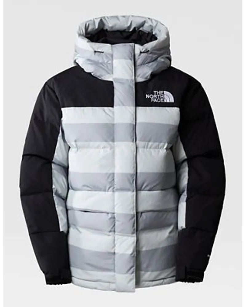 The North Face Himalayan Daunenparka Tin Stripes Print Grey