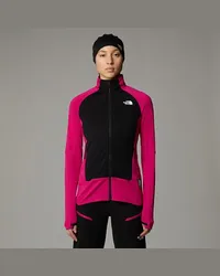 The North Face Bolt Polartec Power Grid Jacke Pink Primrose/tnf White